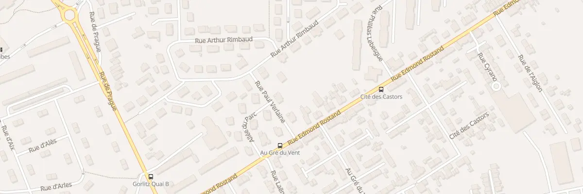 Plan du 124 Rue Edmond Rostand à Amiens