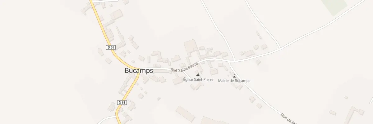 Plan du 13 Rue Saint-pierre à Bucamps