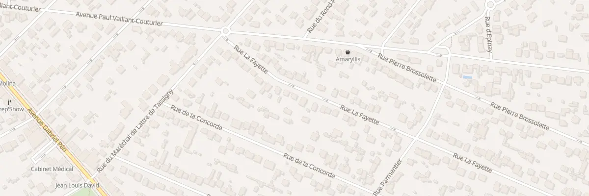 Plan du 26 Rue la Fayette à Sainte-Geneviève-des-Bois
