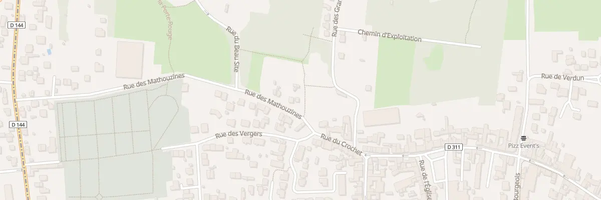 Plan du 4 Rue des Mathouzines à Deuil-la-Barre