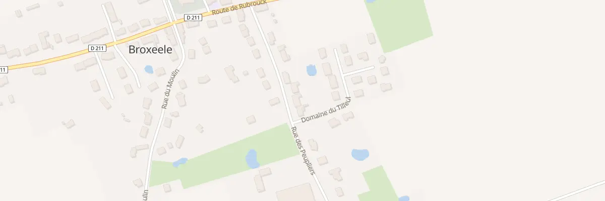 Plan du 11 Rue des Peupliers à Broxeele
