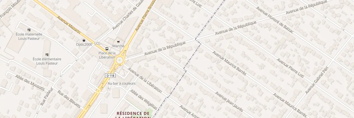 Plan du 3 Av Jean Jaurés à Chilly-Mazarin