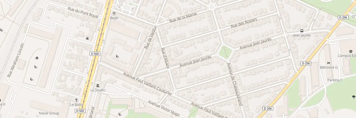 Plan du 46 Av Jean Jaurès à Cachan