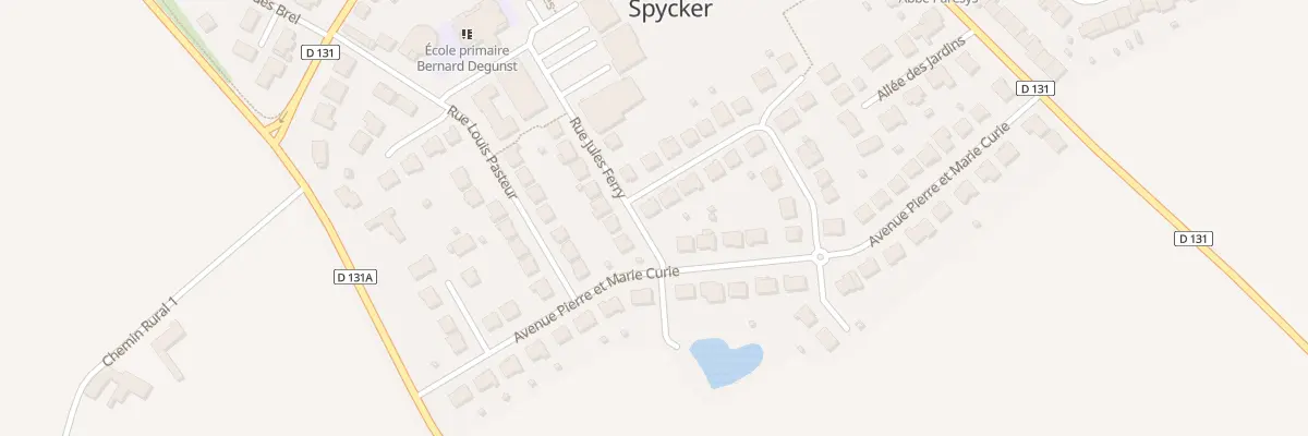 Plan du 2 Rue Jean Moulin à Spycker