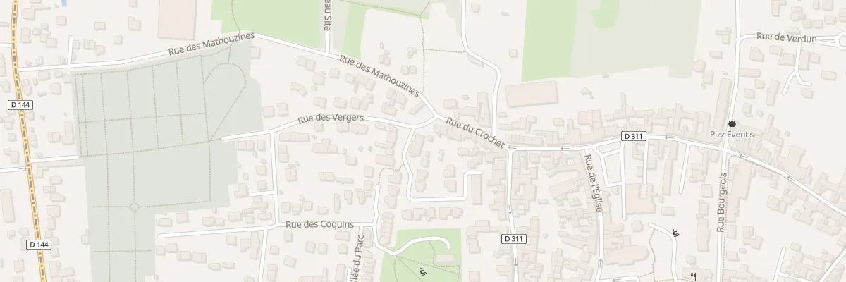 Plan du 1 Rue des Vergers à Deuil-la-Barre