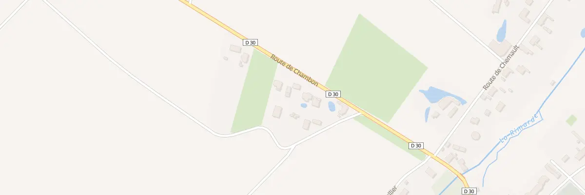 Plan du 16 Rte de Chambon à Nibelle