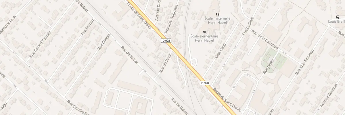 Plan du 49 Rte St Denis à Deuil-la-Barre