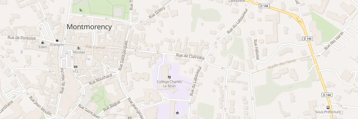 Plan du 24 Rue de Clairvaux à Montmorency