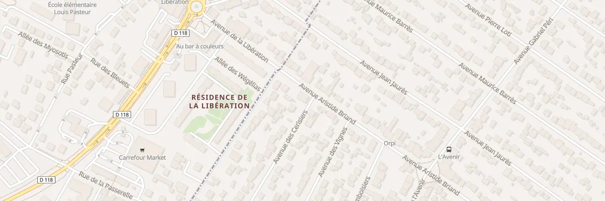 Plan du 2 Av des Cerisiers à Morangis