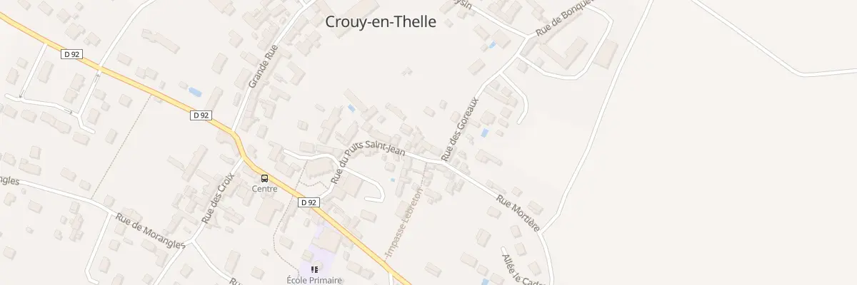 Plan du 153 Rue du Puits St Jean à Crouy-en-Thelle