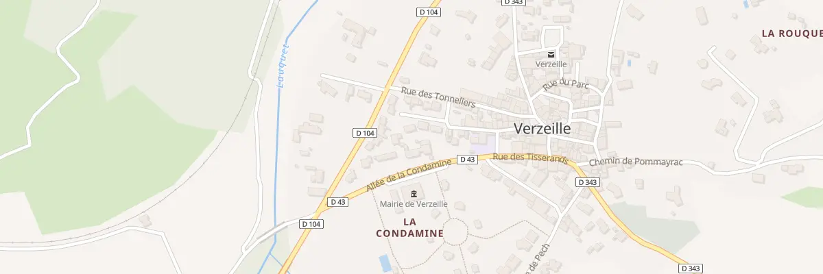 Plan du 5 Imp du Naouzal à Verzeille