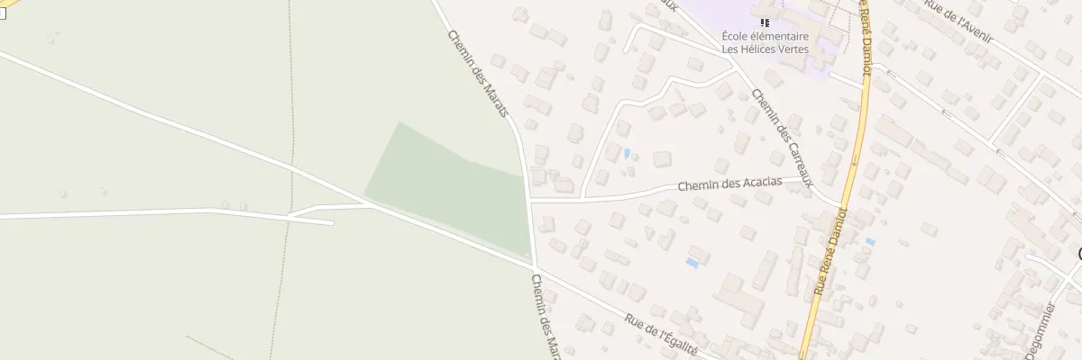 Plan du 12 Che des Acacias à Cerny