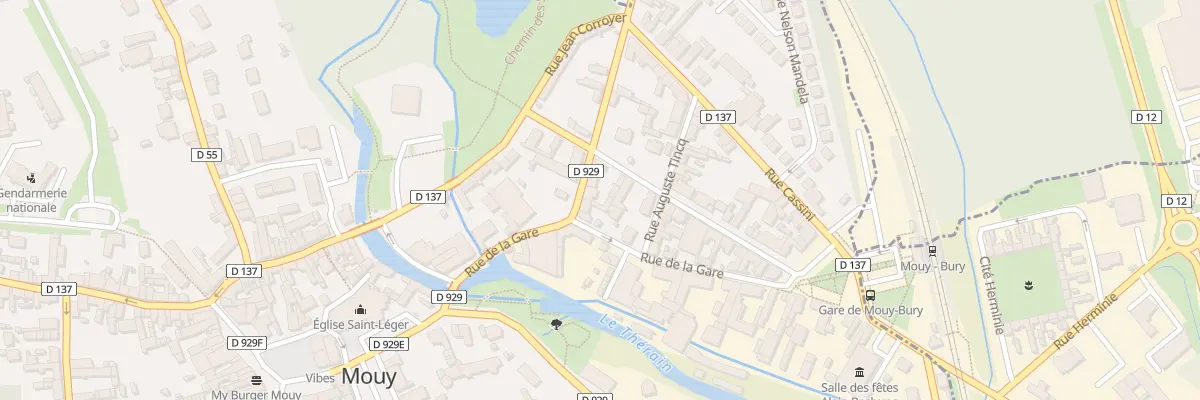 Plan du 4 Rue de la Republique à Mouy