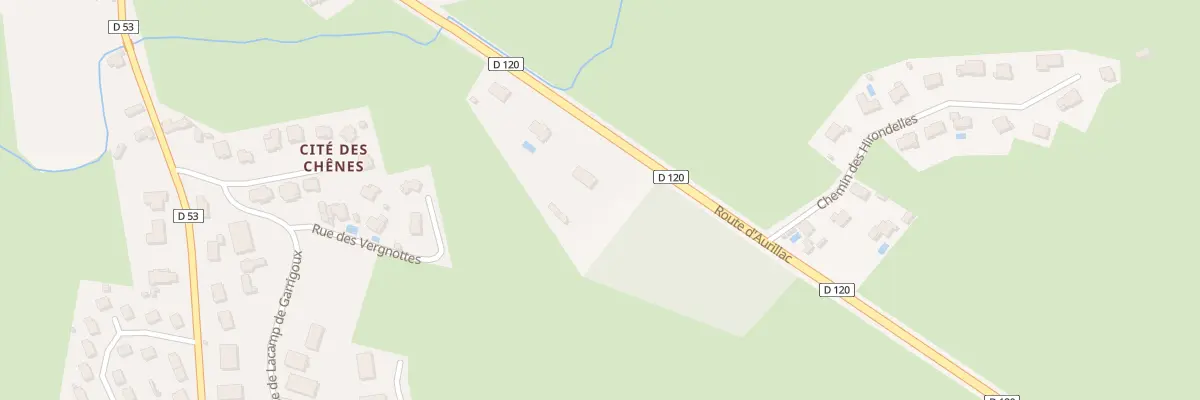Plan du 38 Rte d’Aurillac à Saint-Paul-des-Landes