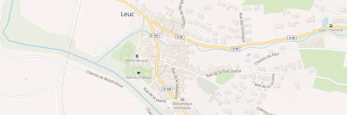Plan du 9 Rue de l’Eglise à Leuc