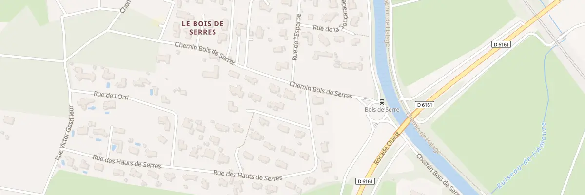 Plan du 3 Che du Bois de Serres à Carcassonne