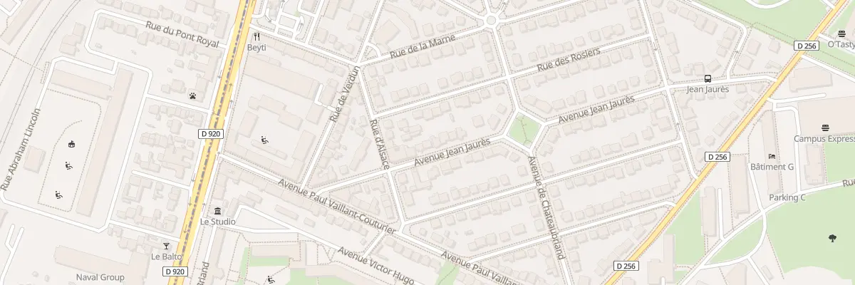 Plan du 42 Av Jean Jaurès à Cachan