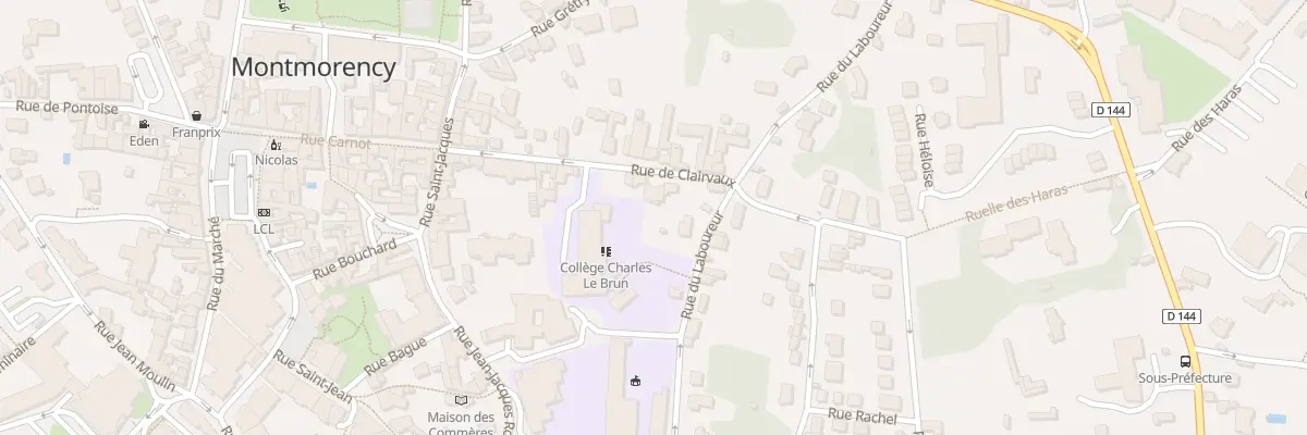 Plan du 24B Rue de Clairvaux à Montmorency