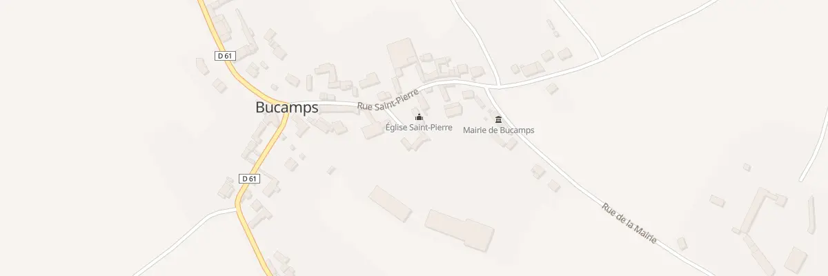 Plan du 1 Imp de l’Eglise à Bucamps