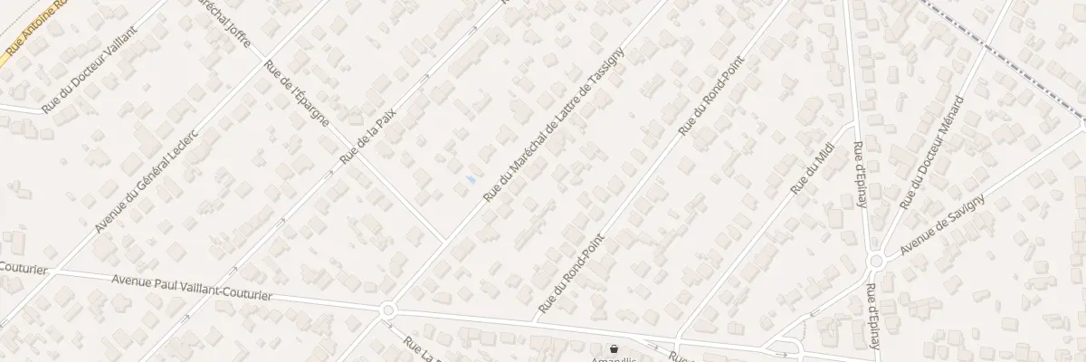 Plan du 60 Rue Mal Delattre de Tassigny à Sainte-Geneviève-des-Bois