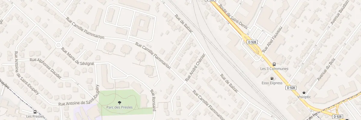 Plan du 13 Rue Jean-Jacques Rousseau à Deuil-la-Barre