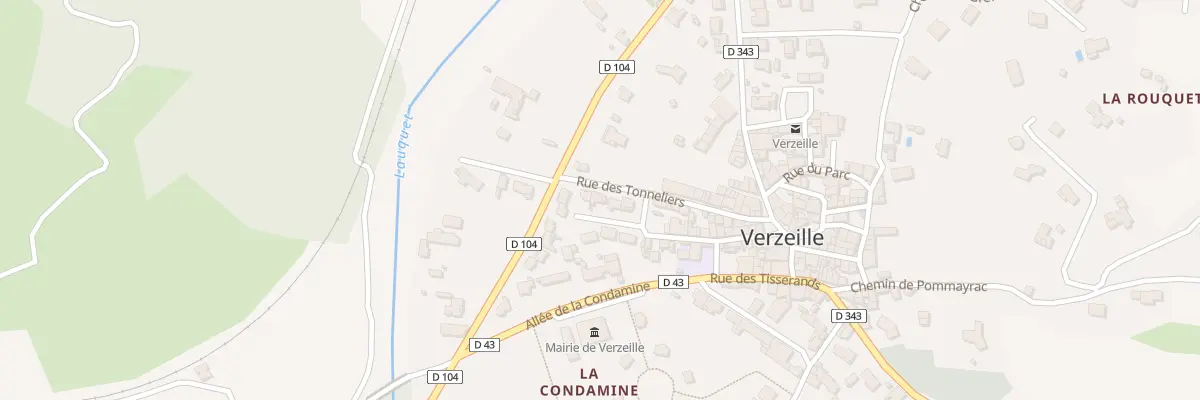 Plan du 15 Rue des Tonneliers à Verzeille
