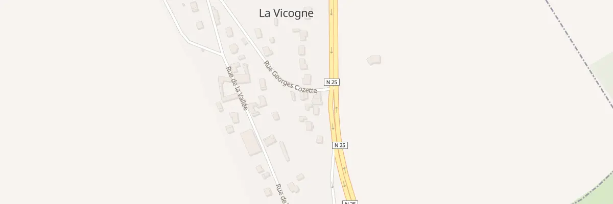 Plan du 12 Rte Nationale à La Vicogne