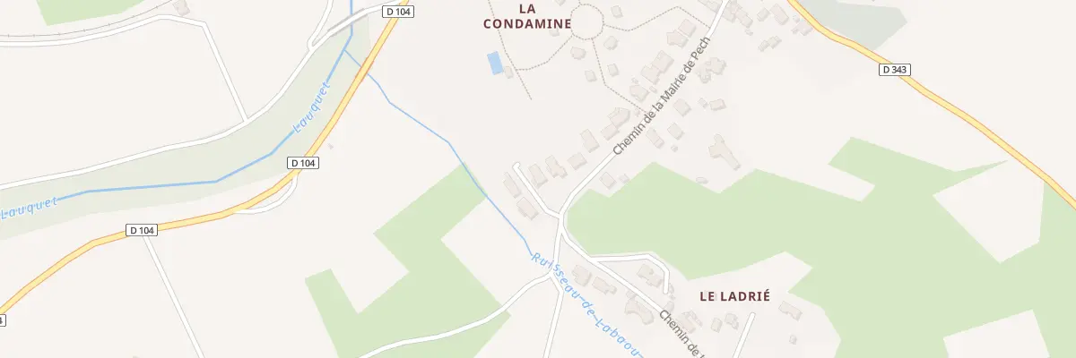 Plan du 26 Che de Ladrie à Verzeille