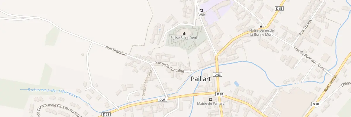 Plan du 7 Rue de la Fontaine à Paillart