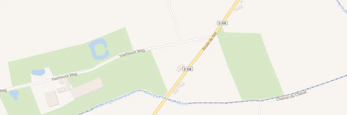 Plan du 5 Rte du Nel à Volckerinckhove