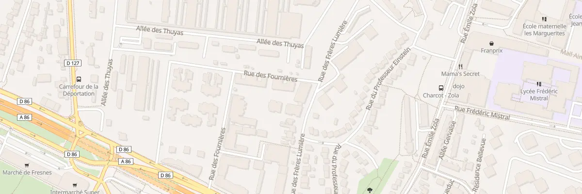 Plan du 27 Rue des Frères Lumière à Fresnes