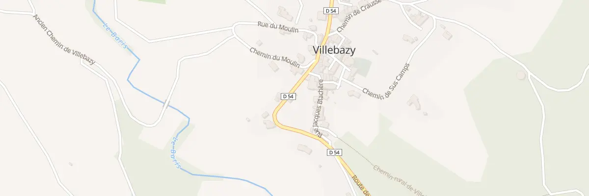 Plan du 1 Rte de Buc à Villebazy