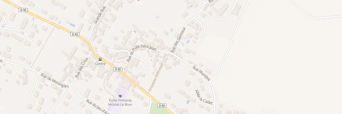 Plan du 176 Rue du Puits St Jean à Crouy-en-Thelle