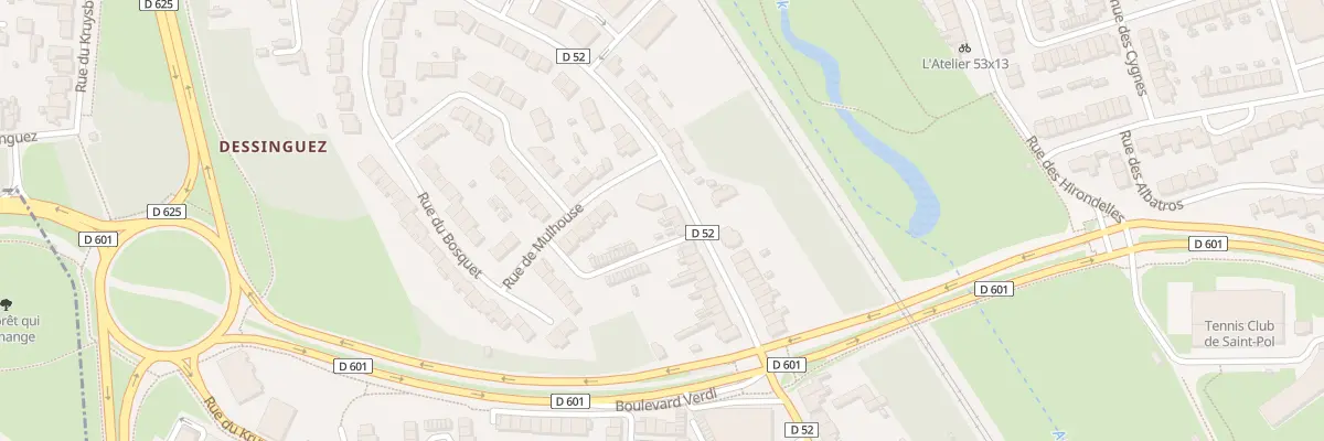 Plan du 551 Rue de Cassel à Dunkerque