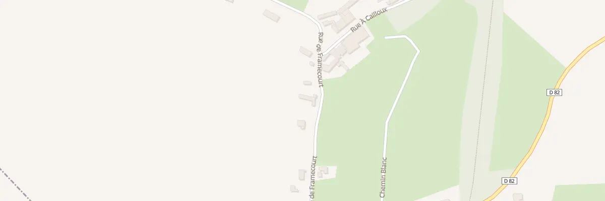 Plan du 25 Rue de Framecourt à Sibiville