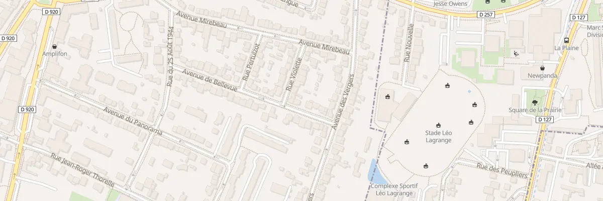 Plan du 35 Av de Bellevue à Bourg-la-Reine