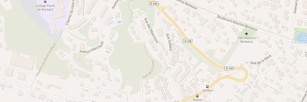 Plan du 5B Rue des Réservoirs à Montmorency