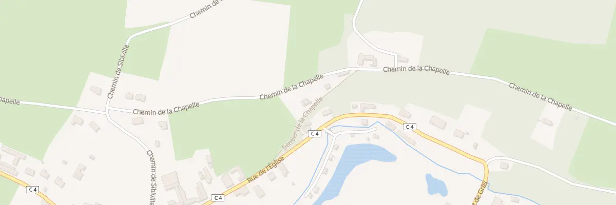 Plan du 391 Che de la Chapelle à Bouret-sur-Canche