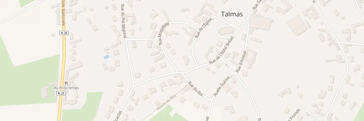 Plan du 14 Rue de l’Eglise à Talmas