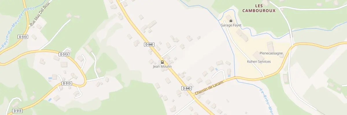 Plan du 80 Rue Jean Moulin à Firmi