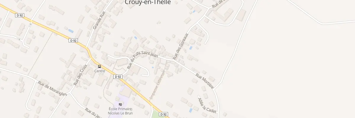 Plan du 292 Rue Mortière à Crouy-en-Thelle