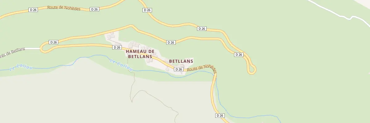 Plan du 77 Beillans à Conat