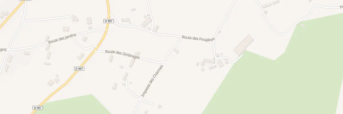 Plan du 1 Rte des Ombrages à Sidiailles