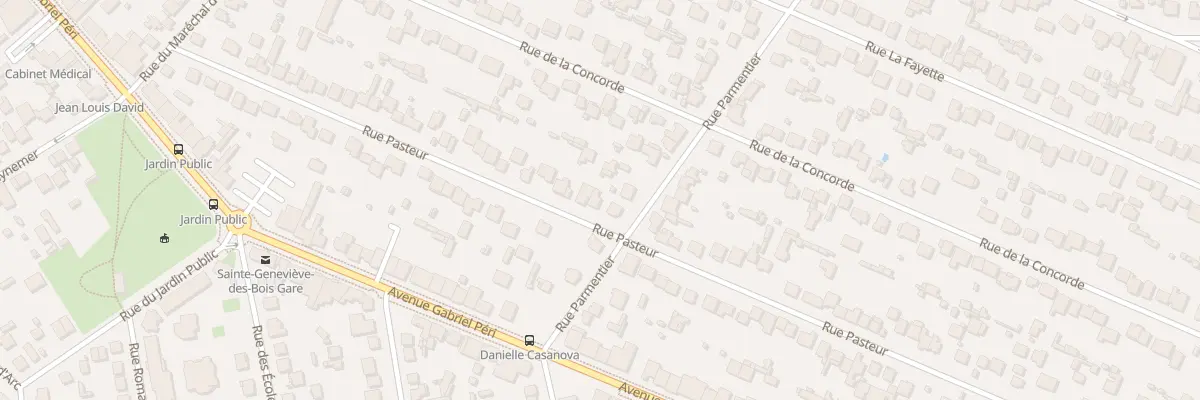 Plan du 57 Rue Pasteur à Sainte-Geneviève-des-Bois