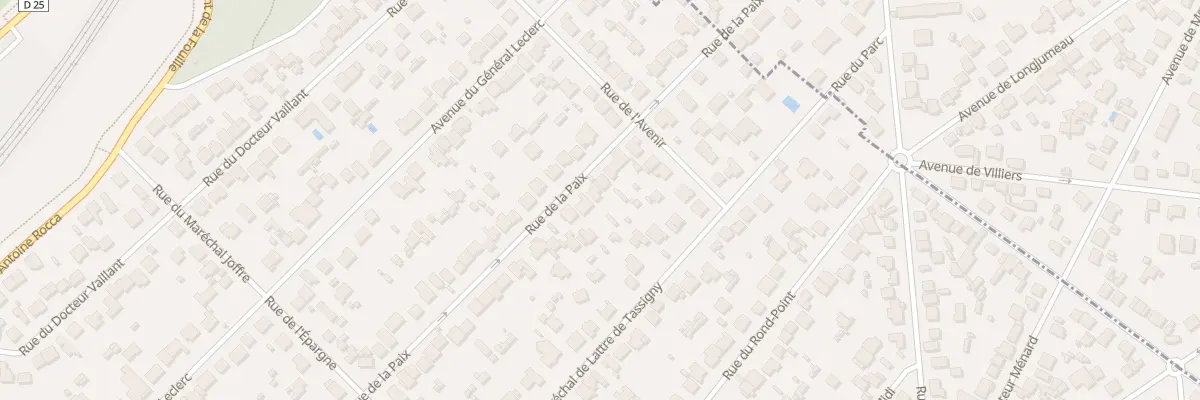 Plan du 92 Rue de la Paix à Sainte-Geneviève-des-Bois