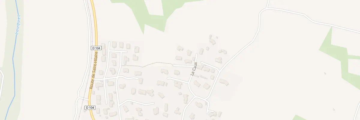 Plan du 7 Rue Roc de Courtes à Leuc