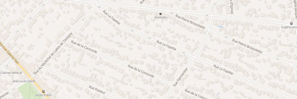 Plan du 38 Rue la Fayette à Sainte-Geneviève-des-Bois