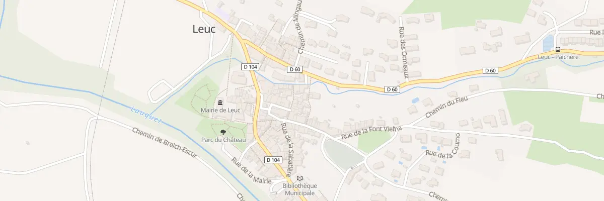 Plan du 6 Rue des Cordonniers à Leuc