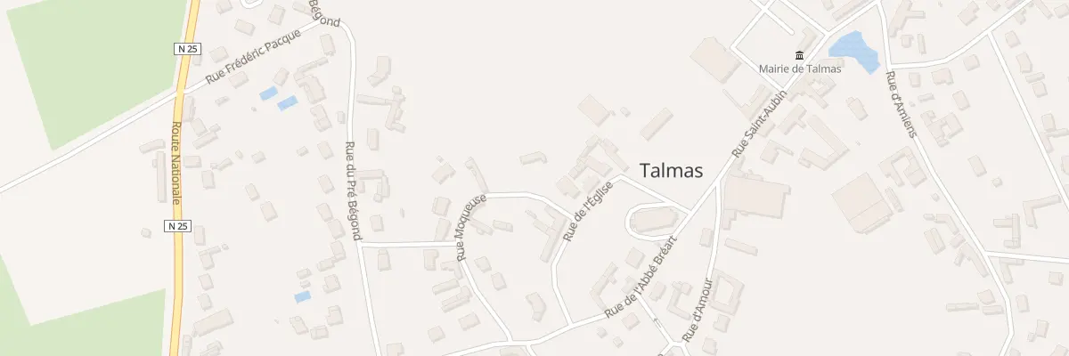 Plan du 8 Rue de l’Eglise à Talmas