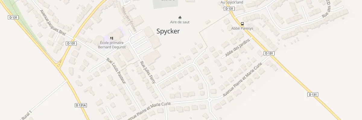 Plan du 11 Rue Jean Moulin à Spycker